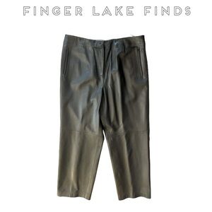 Talbots Leather Pants, 14P